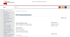 Desktop Screenshot of bip.oborniki-slaskie.pl