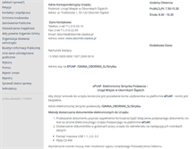 Tablet Screenshot of bip.oborniki-slaskie.pl